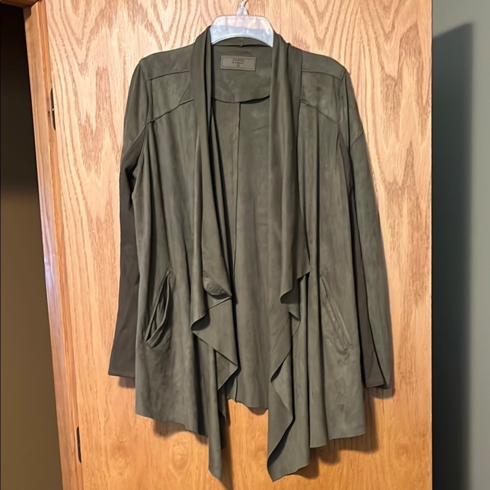 Blank NYC Green Open Front Cardigan - Picture 7 of 11